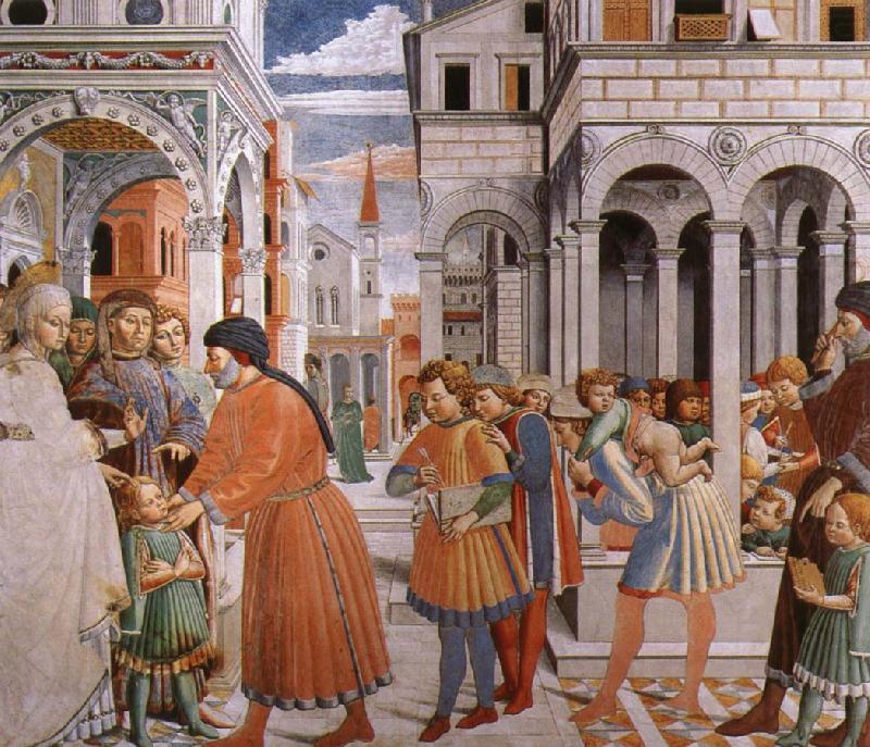 Benozzo Gozzoli Scenes From the Life of St.Augustine china oil painting image